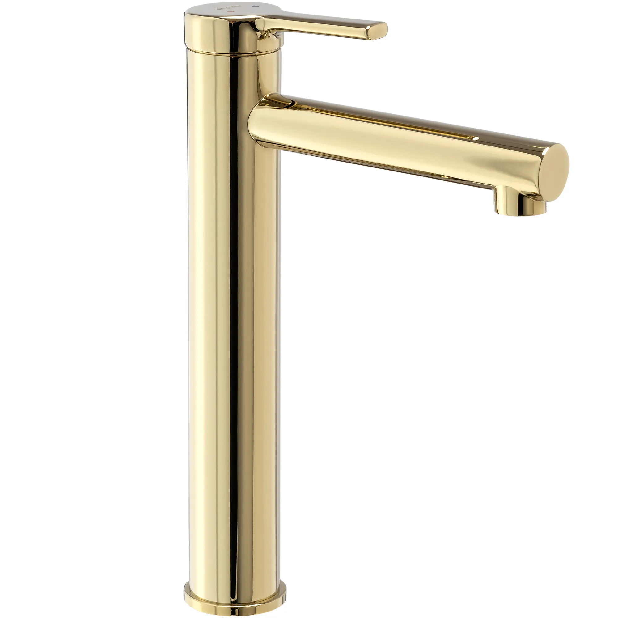 Baterie lavoar culoare auriu înălțime 27.5 cm material alamă model Pixel Gold High
