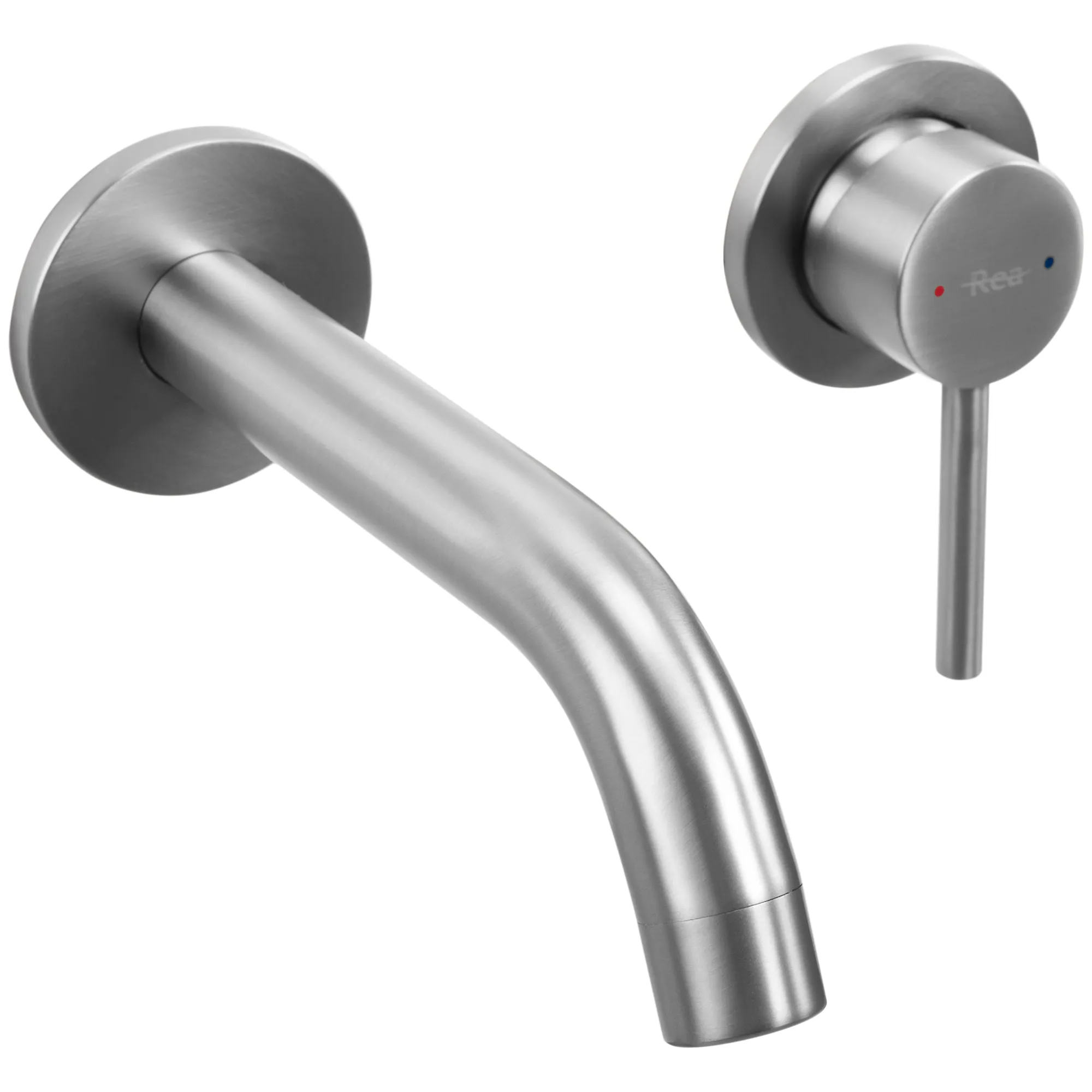 Baterie lavoar culoare crom periat înălțime 10 cm material alamă model Owen Nickel Brushed [6]