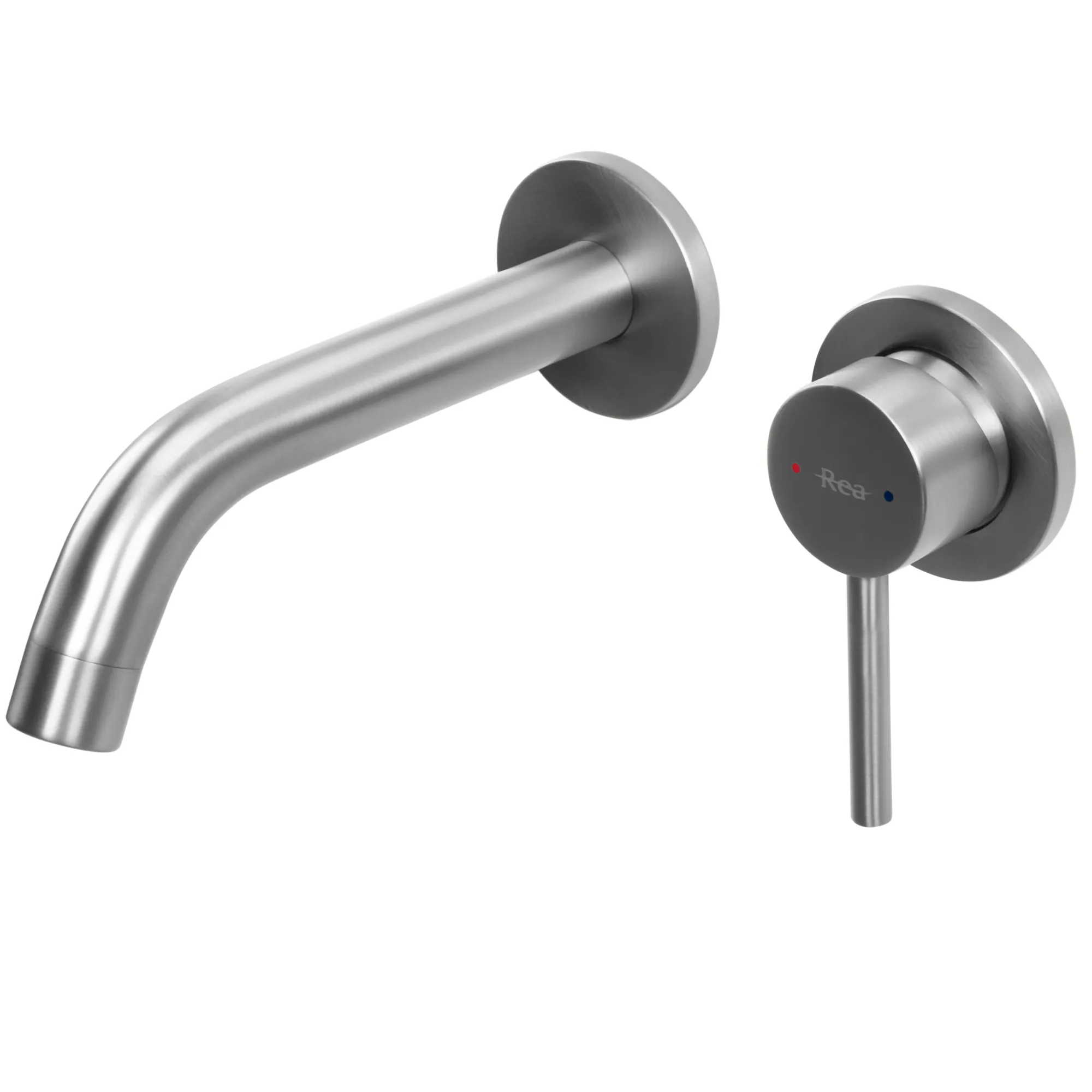 Baterie lavoar culoare crom periat înălțime 10 cm material alamă model Owen Nickel Brushed [5]