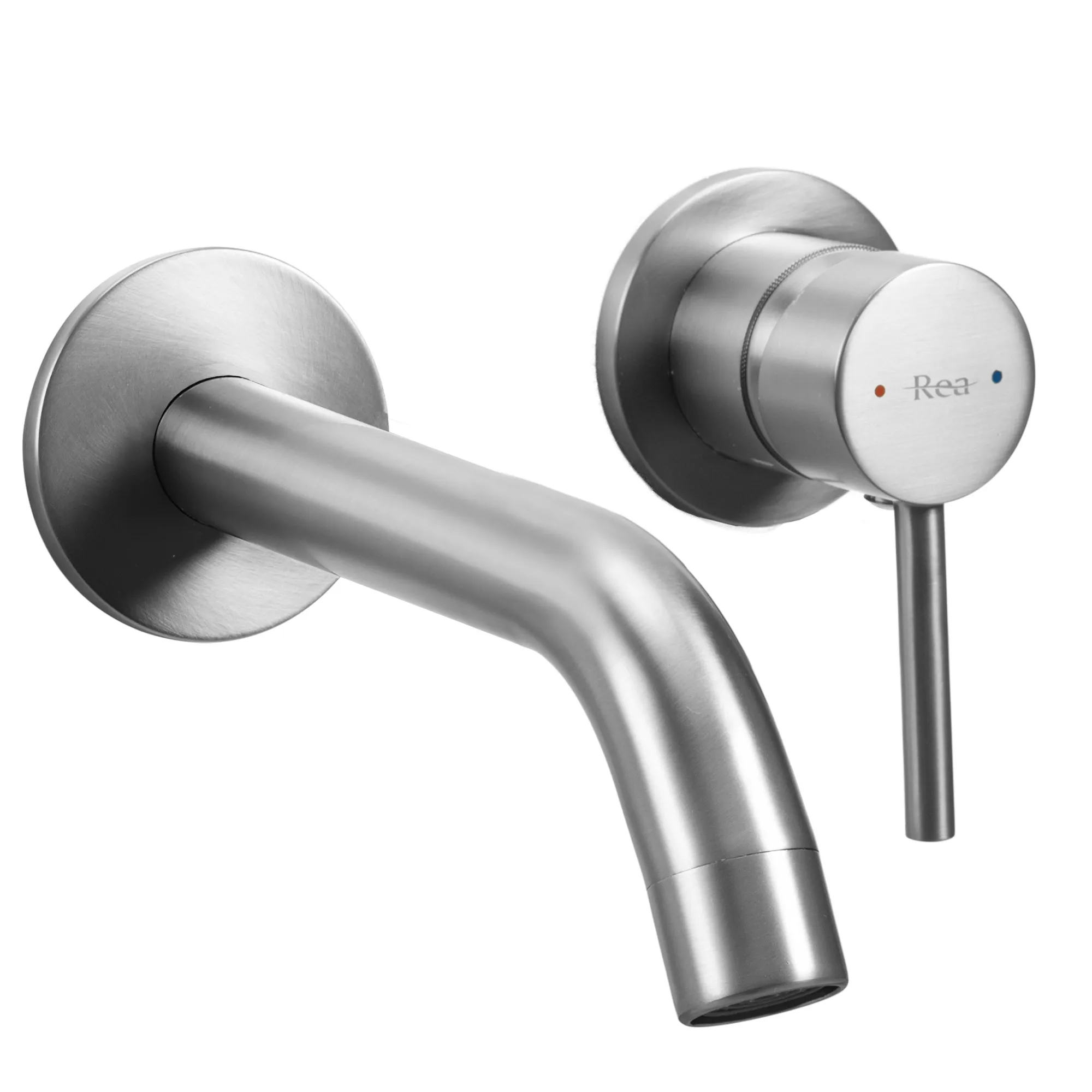 Baterie lavoar culoare crom periat înălțime 10 cm material alamă model Owen Nickel Brushed