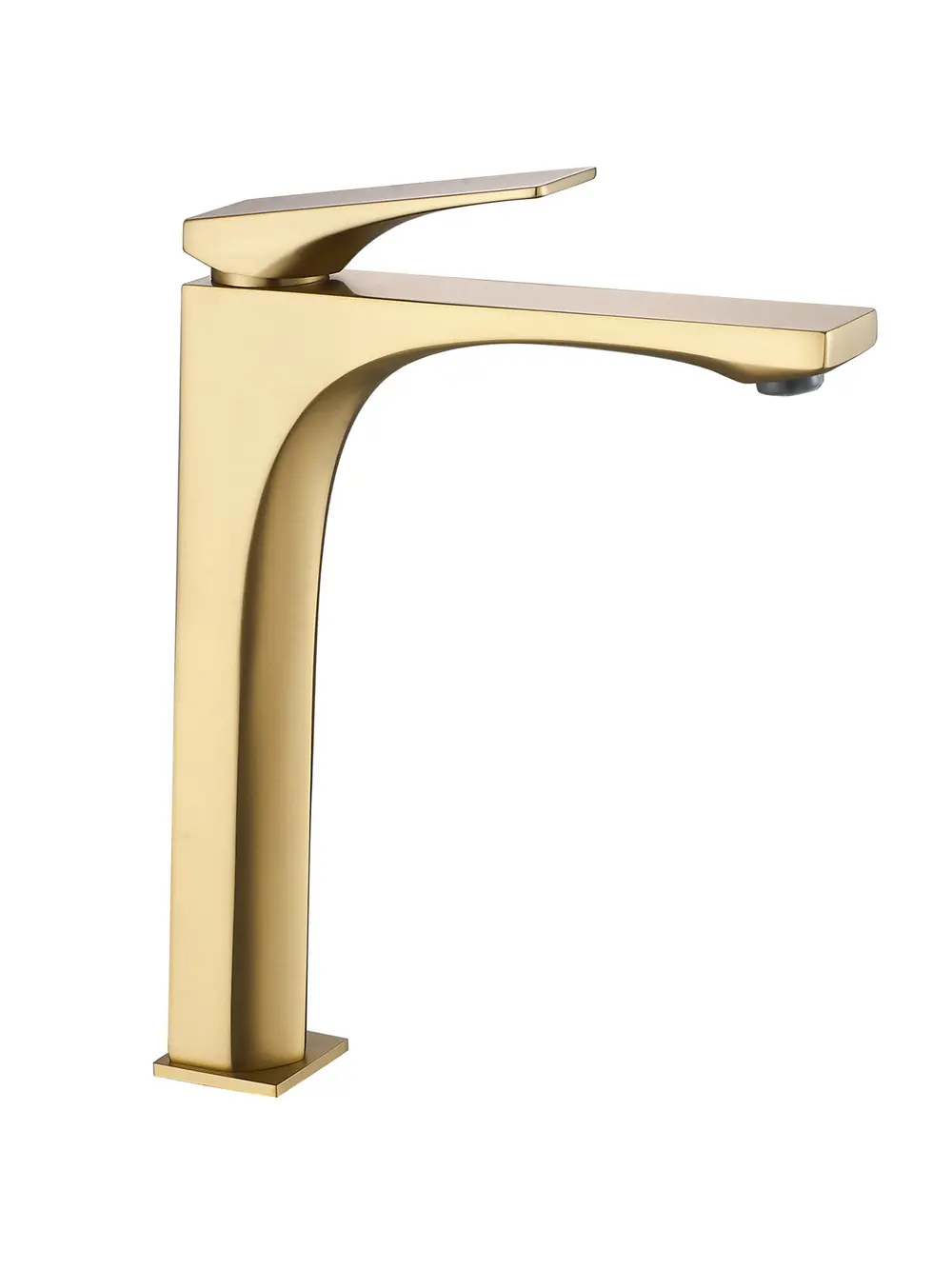 BATERII SANITARE - Baterie lavoar culoare auriu periat înălțime 27 cm model Joe Brushed Gold High