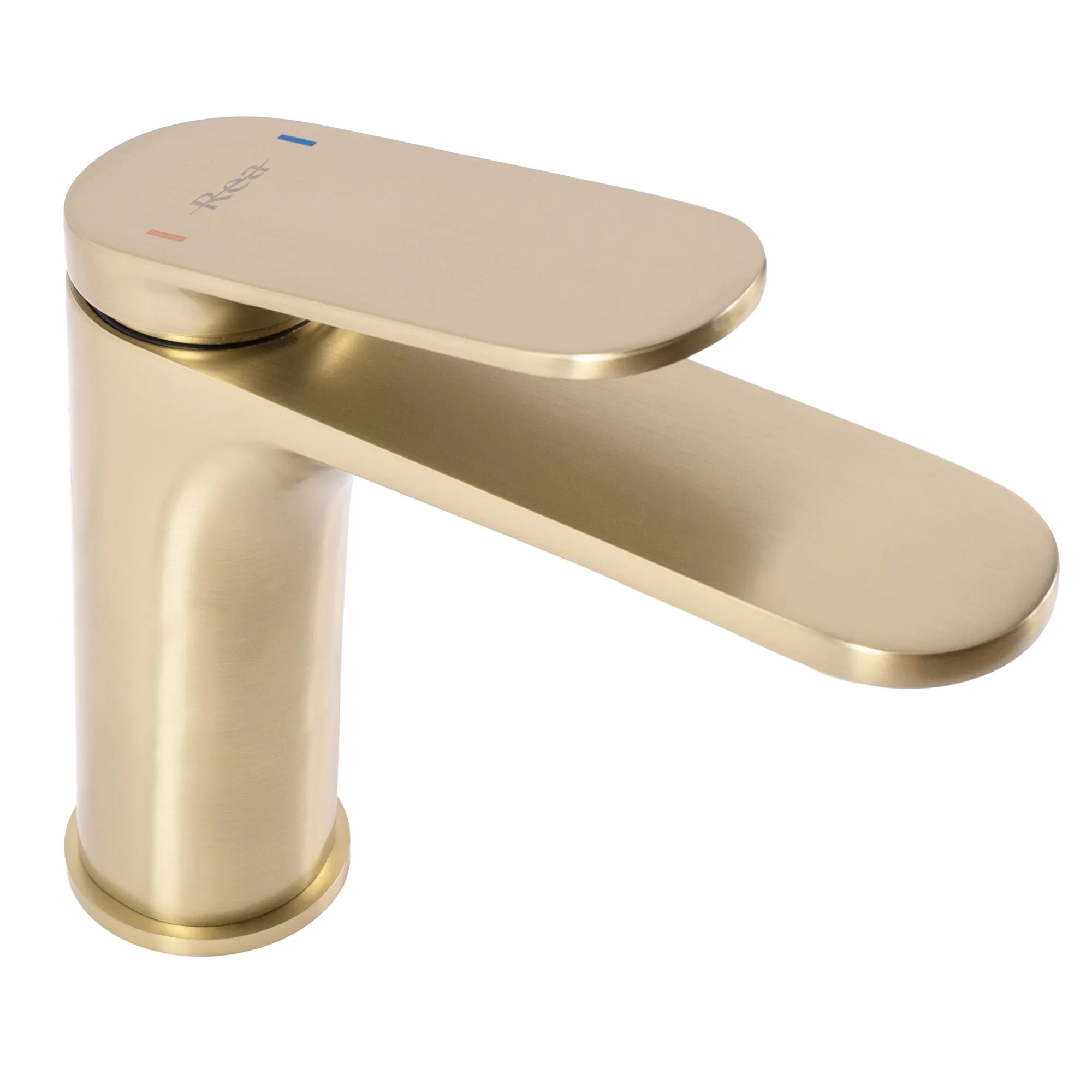 Baterie lavoar culoare auriu periat înălțime 15 cm material alamă model Marco Gold Brushed Low [1]