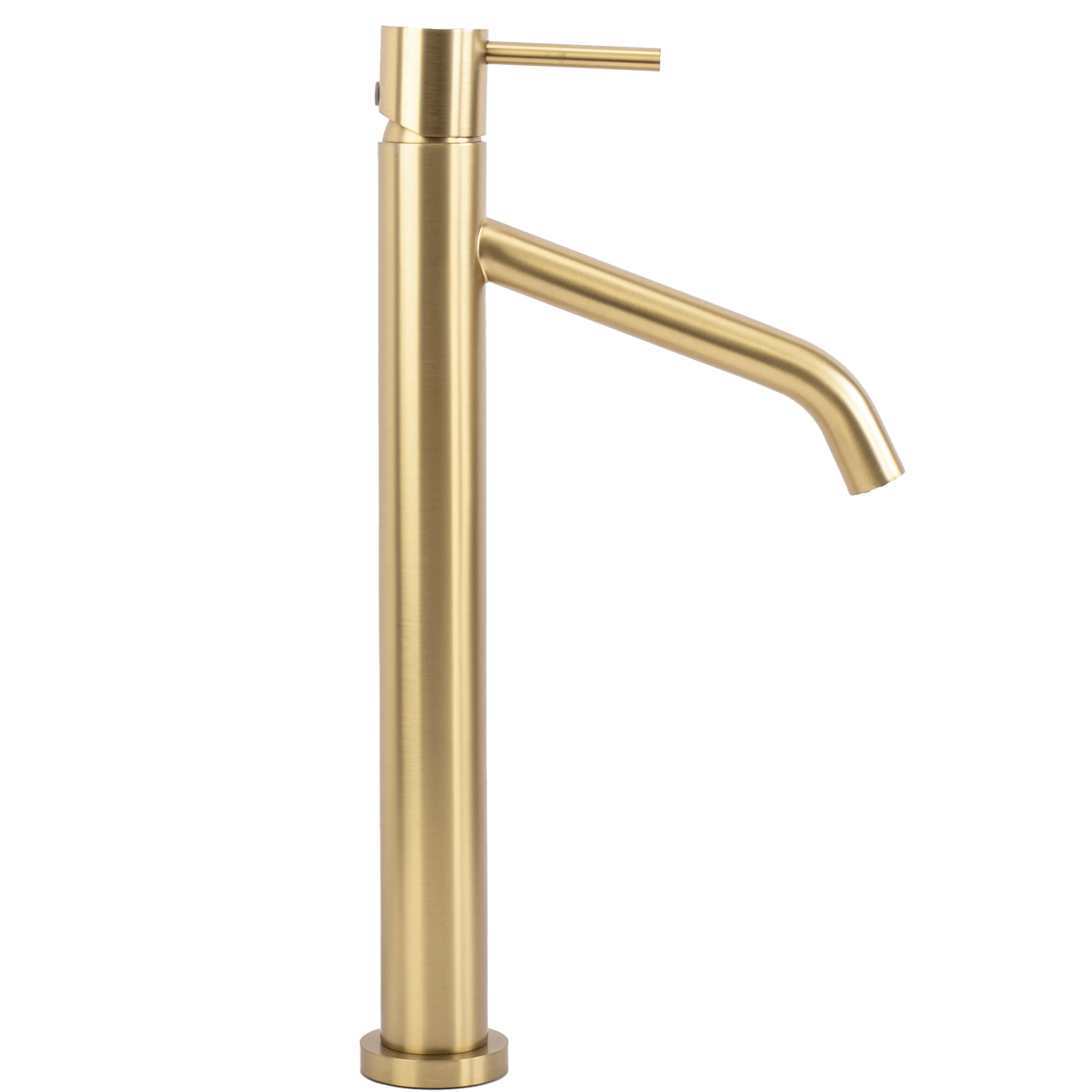 Baterie lavoar culoare auriu periat înălțime 34.5 cm material alamă model Level Gold Brushed High [2]