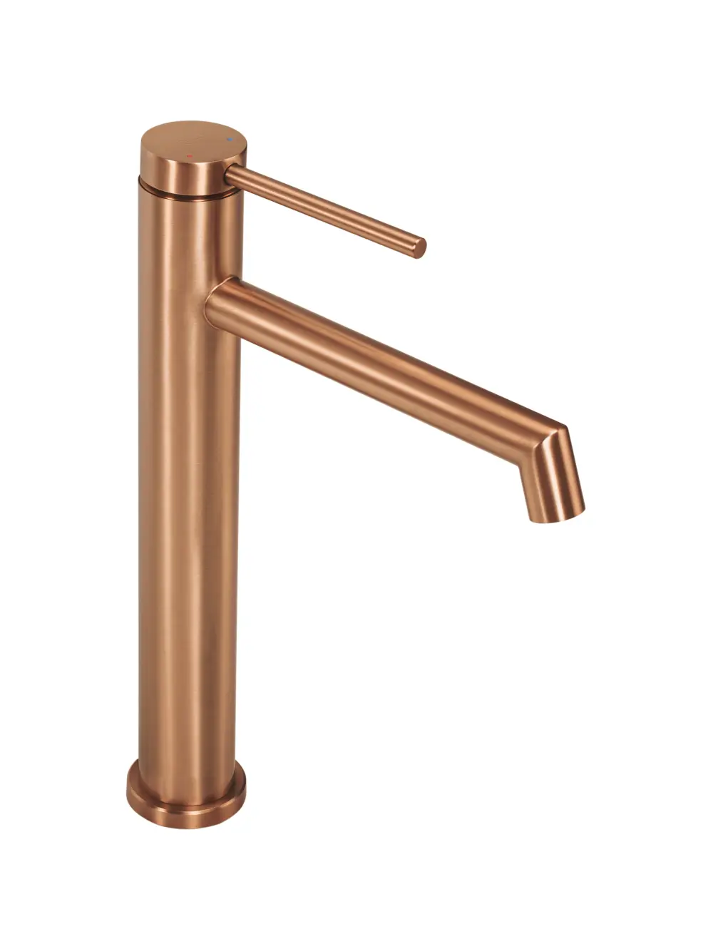 Baterie lavoar culoare cupru periat înălțime 29.5 cm material alamă model Foss Copper Brushed High [3]