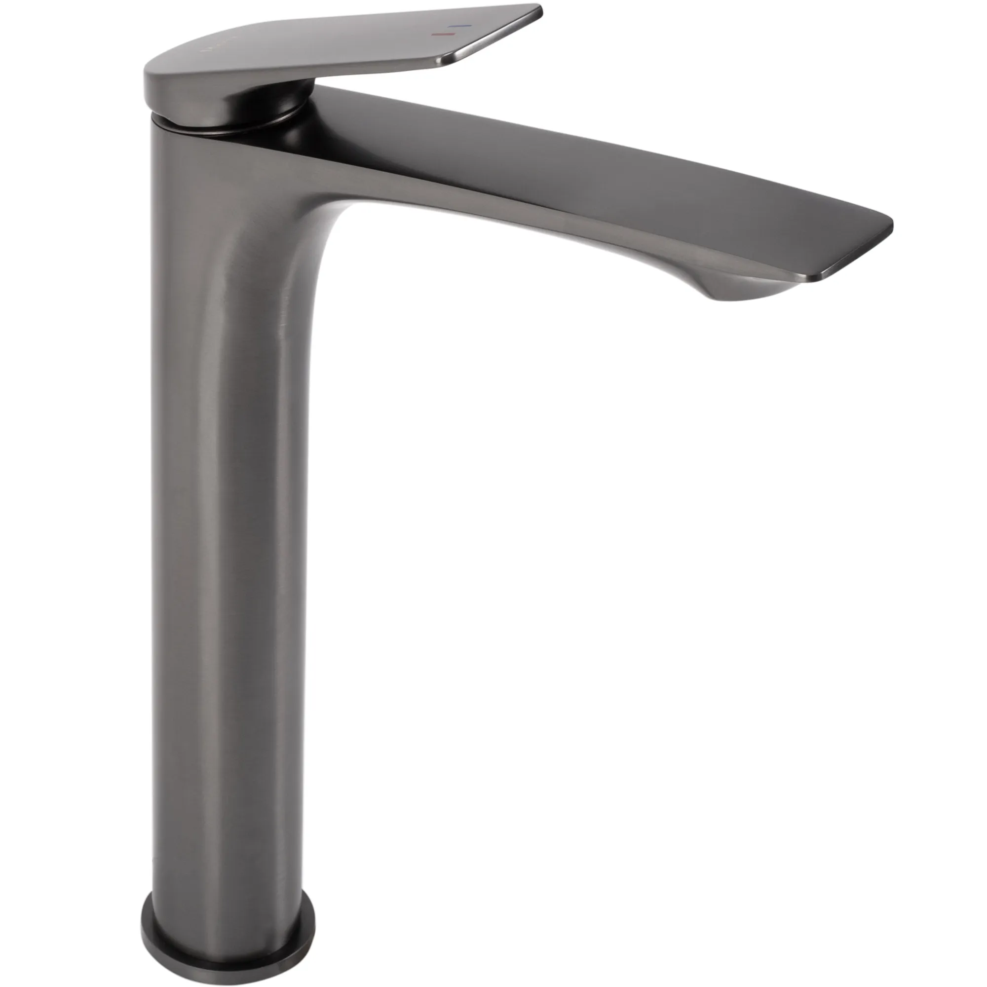 Baterii chiuvetă - Baterie lavoar culoare titanium înălțime 30 cm material alamă model Avalon Titanium High
