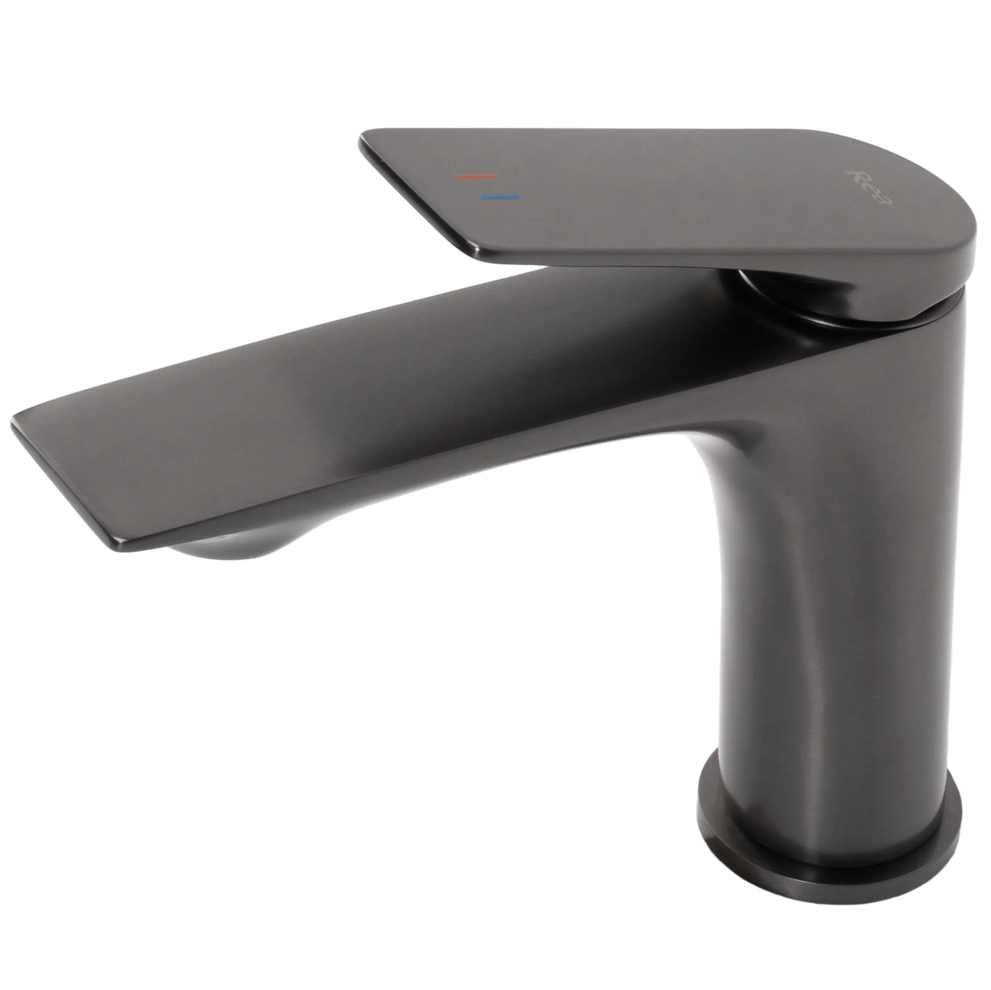 Baterie chiuveta culoare titanium înălțime 16.5 cm material alamă model Avalon Titanium Low [2]