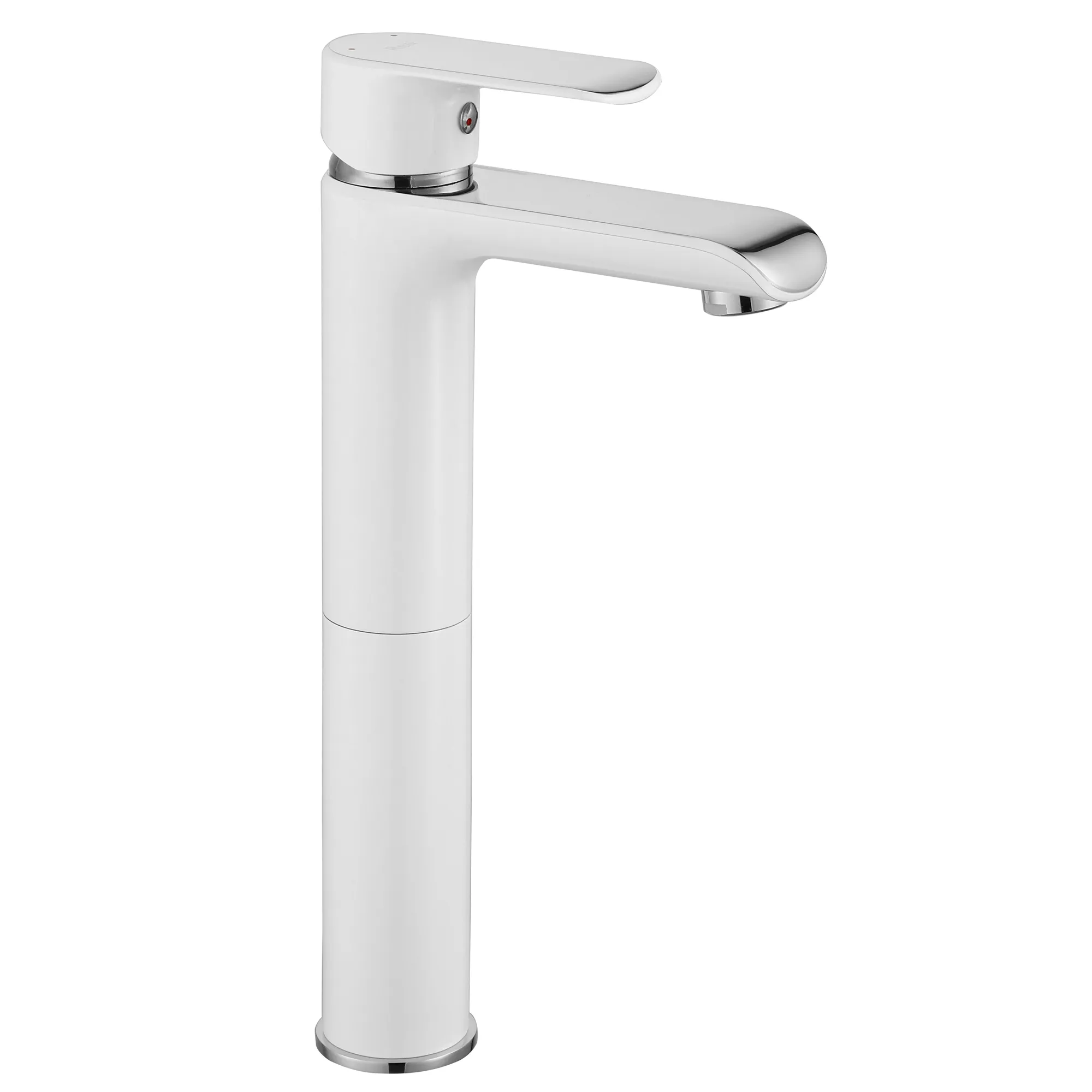 Baterie chiuvetă culoare albă înălțime 30 cm material alamă model Bloom White/Chrome High