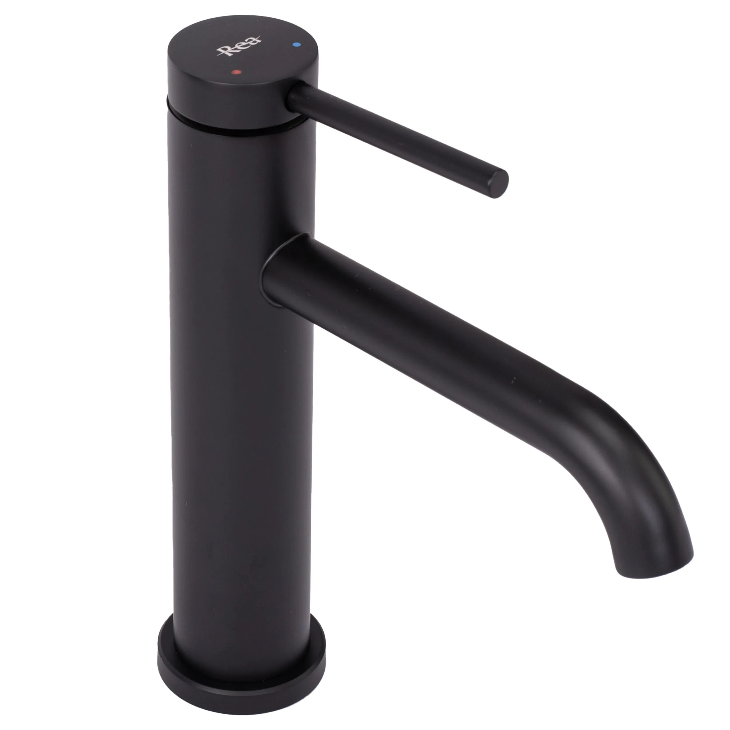 Baterie chiuvetă culoare negru mat înălțime 20.5 cm material alamă model Clif Black Matte Low