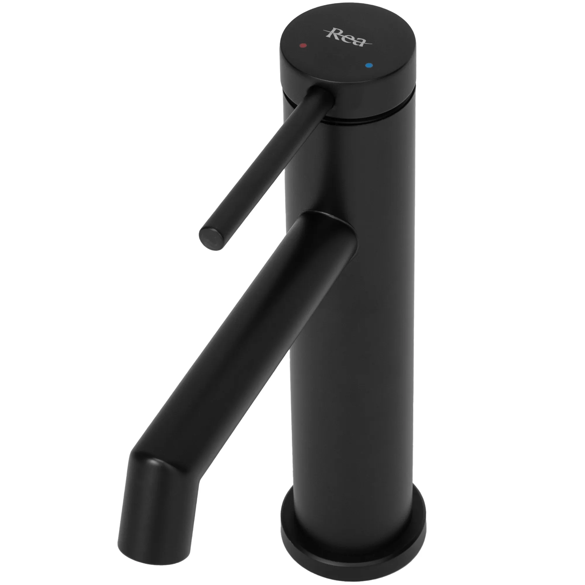 Baterie chiuvetă culoare negru mat înălțime 20.5 cm material alamă model Foss Black Low [1]