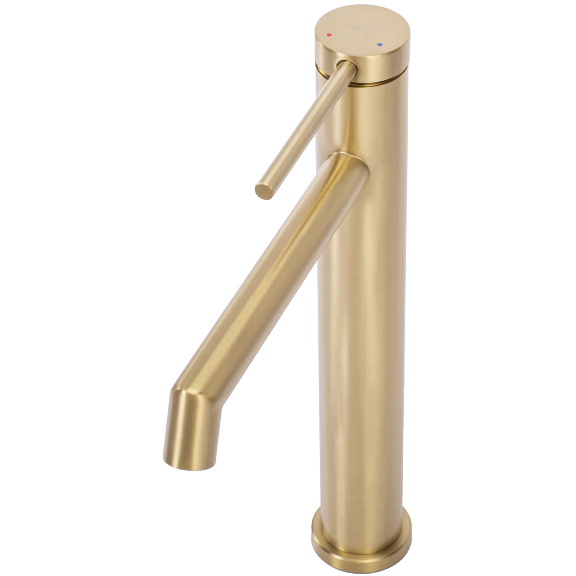 Baterie chiuvetă culoare auriu periat înălțime 29.5 cm material alamă model Foss Gold Brushed High [1]