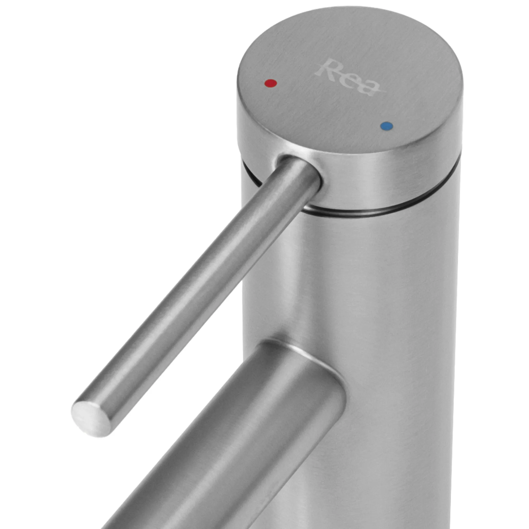 Baterie lavoar culoare crom periat înălțime 20.5 cm material alamă model Foss Nickel Brushed Low [3]