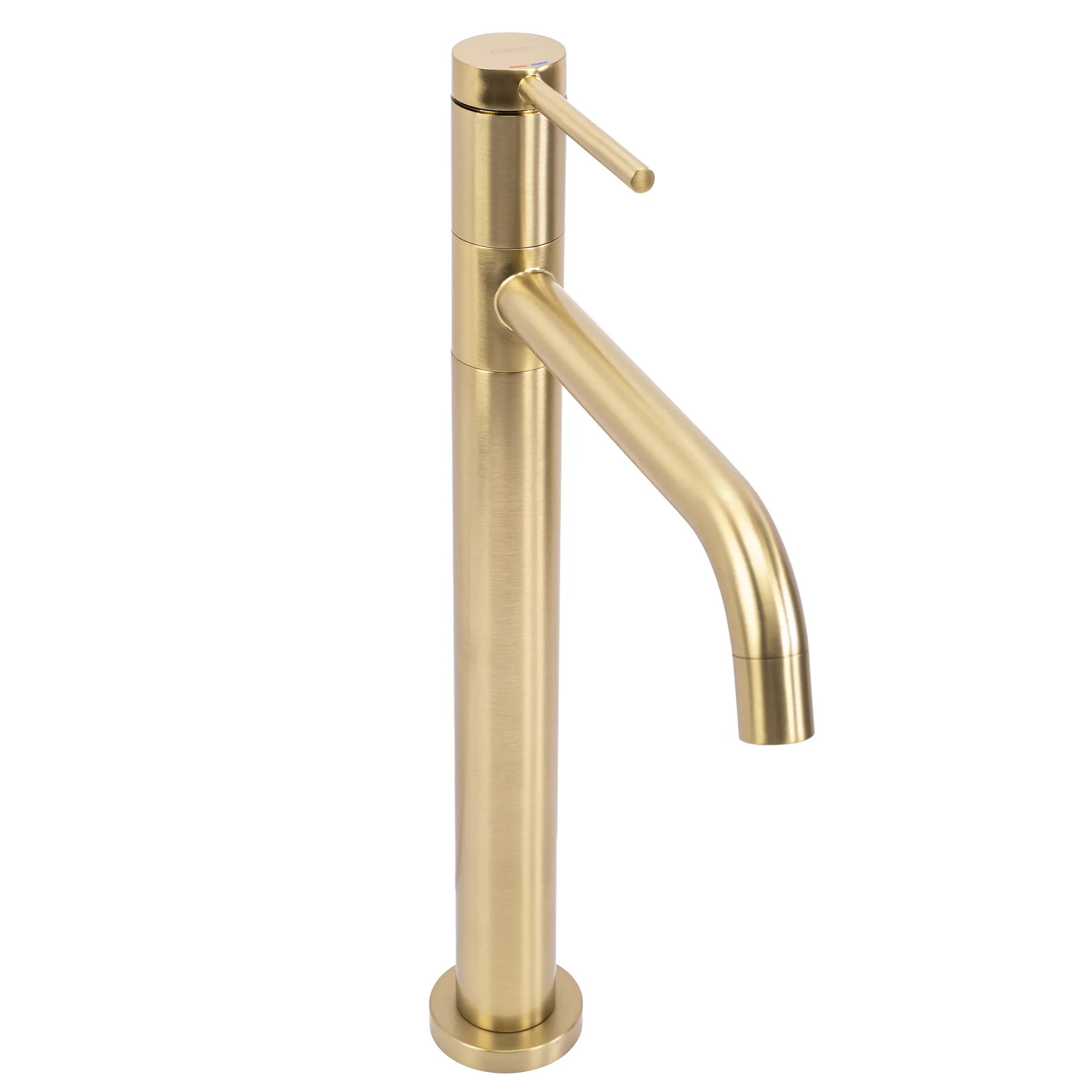 Baterie chiuvetă culoare auriu periat înălțime 34 cm material alamă model Lugano Slim Gold High Brushed [2]
