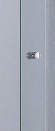 Cabină de duș pliabilă de colț mărime 100x80 cm culoare crom lucios sticlă securizată de 6 mm model WST 04 [3]