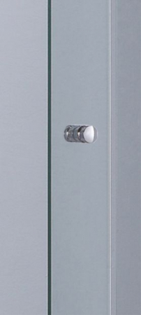 Cabină duș batantă de colț mărime 100x100 cm culoare crom lucios sticlă securizată de 6 mm model WST 06 [8]