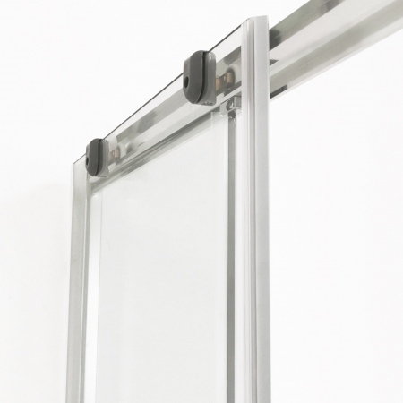 Cabină duș culisantă de colț mărime 90x90 cm culoare crom lucios sticlă securizată de 6 mm model WST 13 [5]