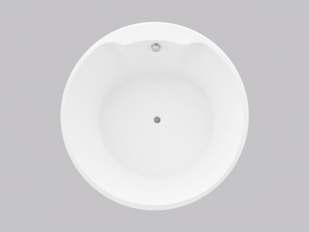 Cadă freestanding formă rotundă 150x60 cm culoare albă model Aris [5]