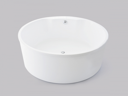 Cadă freestanding formă rotundă 150x60 cm culoare albă model Aris [1]
