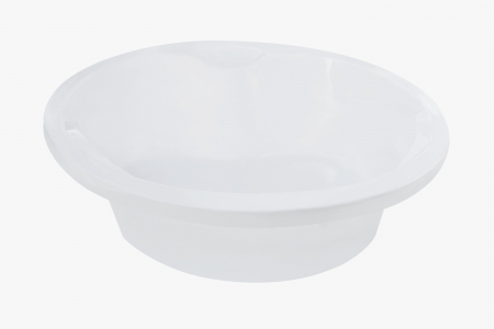 Cadă freestanding încastrată în pardosea formă rotundă 160x160 cm culoare albă model Teo [2]