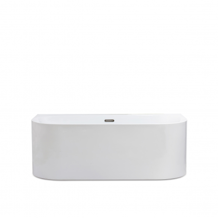 Cadă freestanding lipită de perete formă dreptunghiulară 150x80 cm culoare albă model Armonia [1]