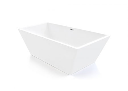 Cadă freestanding formă dreptunghiulară 178x80x58 cm culoare albă model Hanna [3]