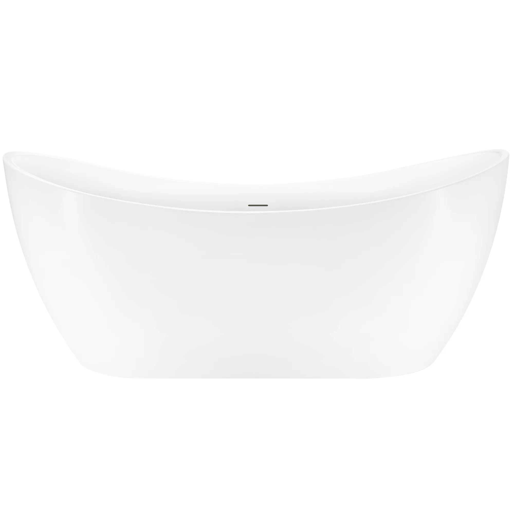 Căzi Freestanding - Cadă freestanding formă ovală 152x73x67 cm culoare albă model Kerrano