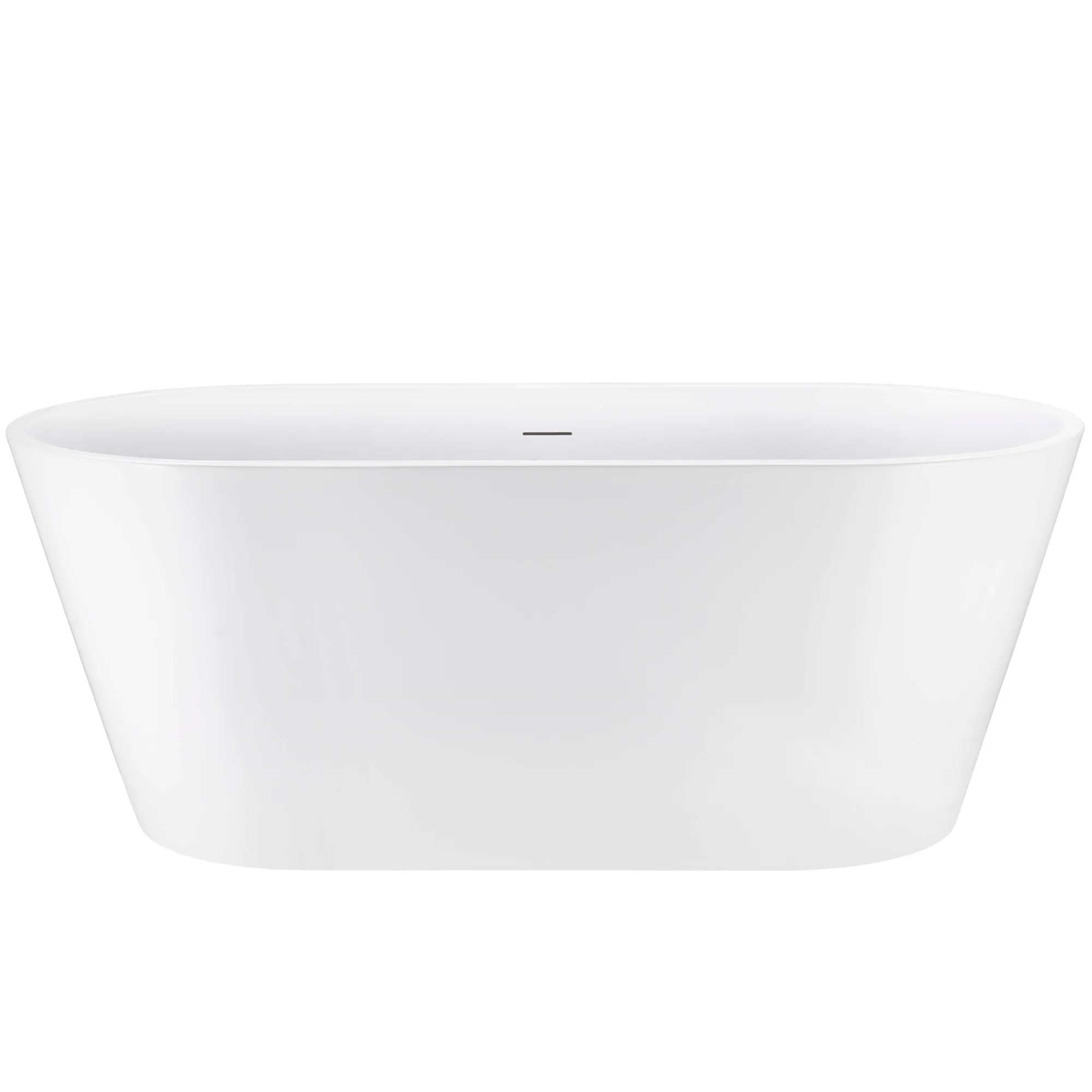Cadă freestanding formă ovală mărime 170x73x55 cm culoare albă model Milano White