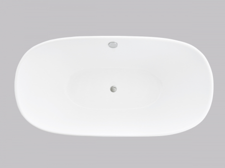 Cadă freestanding formă ovală 171x84x63 cm culoare albă model Natalia [5]