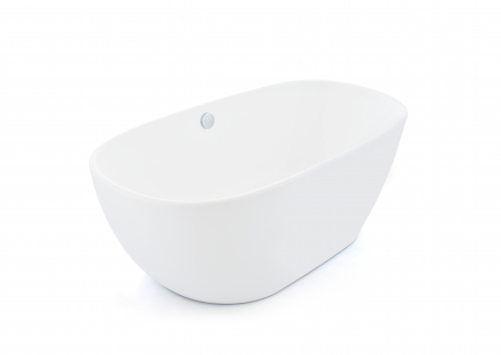 Cadă freestanding formă ovală 171x84x63 cm culoare albă model Natalia [3]