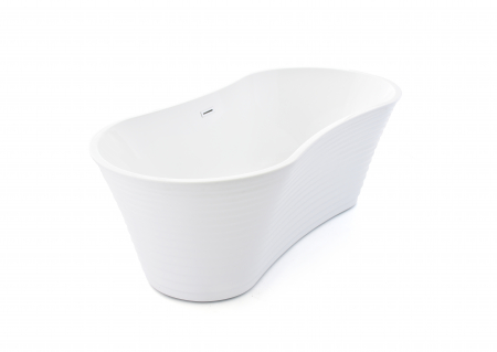 Cadă freestanding formă ovală 170x84x58 cm culoare albă model Ramona [3]