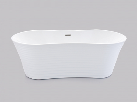 Cadă freestanding formă ovală 170x84x58 cm culoare albă model Ramona [1]