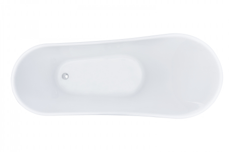 Cadă freestanding formă ovală 160x66x78 cm culoare albă model Rovana [3]