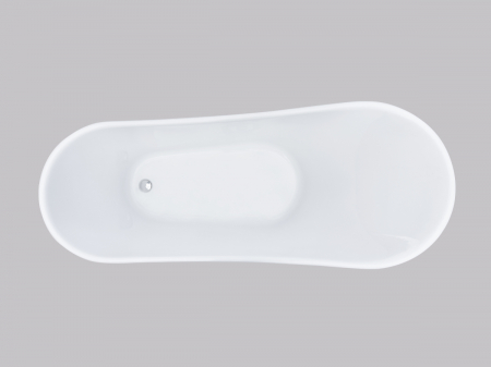 Cadă freestanding formă ovală 160x66x78 cm culoare albă model Rovana [4]