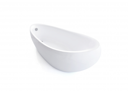 Cadă freestanding formă ovală 175x83x65 cm culoare albă model Sarah [5]
