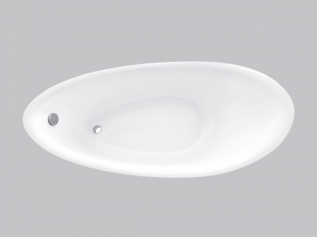 Cadă freestanding formă ovală 175x83x65 cm culoare albă model Sarah [4]