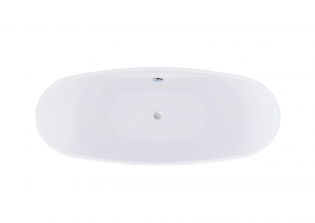 Cadă freestanding formă ovală 170x78x75 cm culoare albă model Selena [5]