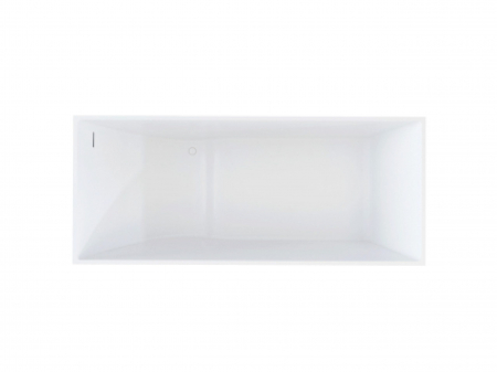 Cadă freestanding formă dreptunghiulară 171x72x57 cm culoare albă model Stone Summer [3]