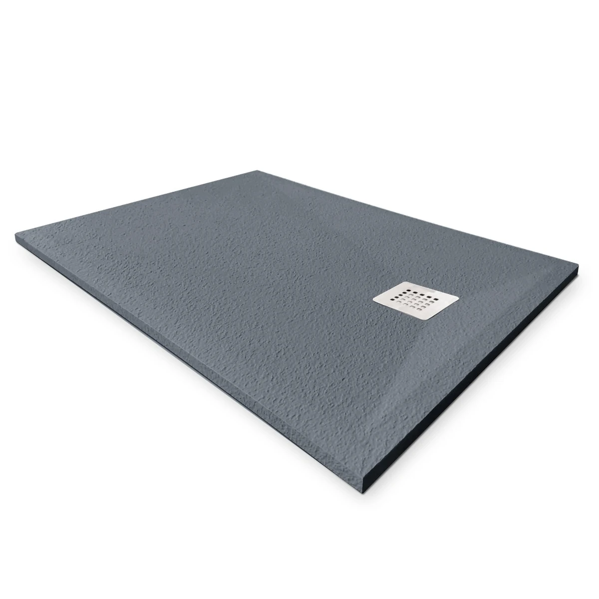 Cădiță de duș mărime 70x100 cm culoare gri mat formă dreptunghiulară din compozit model Eliza Grey [1]