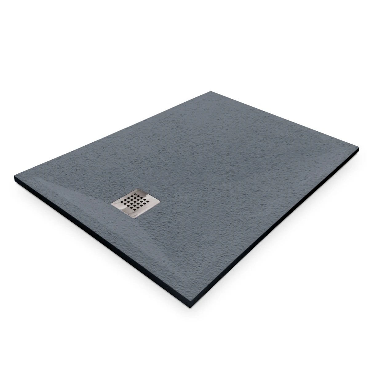 Cădiță de duș mărime 70x100 cm culoare gri mat formă dreptunghiulară din compozit model Eliza Grey [2]