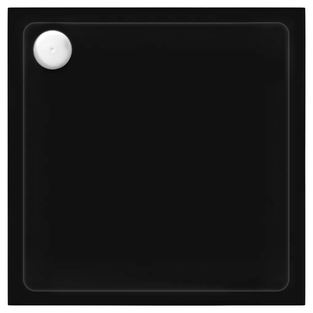 Cădițe duș - Cădiță de duș mărime 90x90 cm culoare negru lucios formă pătrată din acril sanitar model Savoy Black
