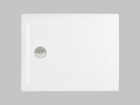 Cădiță de duș mărime 82x102 cm culoare alb lucios formă dreptunghiulară din acril sanitar model Aida White [7]