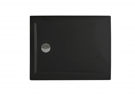 Cădițe duș - Cădiță de duș mărime 100x100 cm culoare negru lucios formă pătrată din acril sanitar model Aida Black