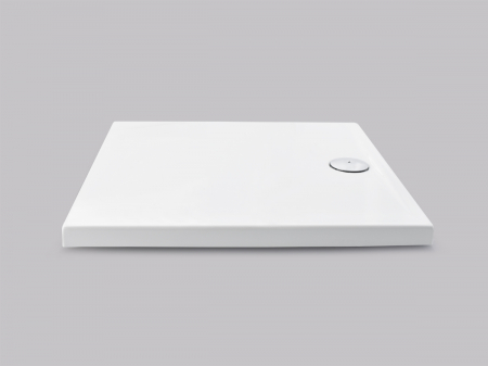 Cădiță duș mărime 80x80 cm culoare alb lucios formă pătrată din acril sanitar model Anya White [2]
