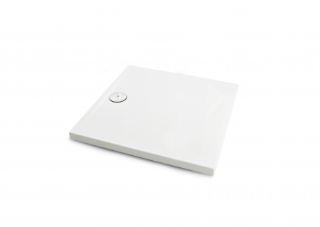 Cădiță duș mărime 80x80 cm culoare alb lucios formă pătrată din acril sanitar model Anya White [4]