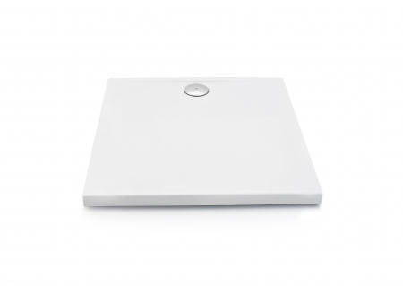 Cădiță duș mărime 80x80 cm culoare alb lucios formă pătrată din acril sanitar model Anya White [3]