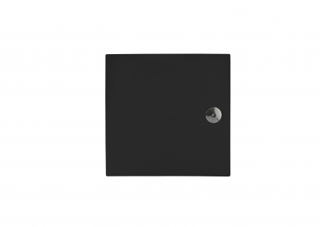 Cădițe duș - Cădiță duș mărime 80x80 cm culoare negru lucios formă pătrată din acril sanitar model Anya Black