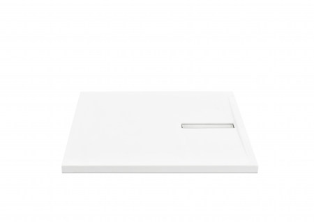 Cădiță de duș mărime 80x100 cm culoare alb lucios formă dreptunghiulară din acril sanitar model Atena White [5]