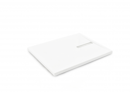 Cădiță de duș mărime 80x100 cm culoare alb lucios formă dreptunghiulară din acril sanitar model Atena White [2]