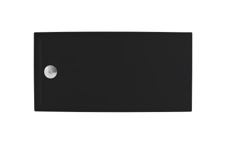 Cădițe duș - Cădiță duș mărime 72x140 cm culoare negru lucios formă dreptunghiulară din acril sanitar model Athos Black