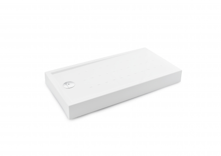 Cădiță duș mărime 72x140 cm culoare alb lucios formă dreptunghiulară din acril sanitar model Athos White [1]