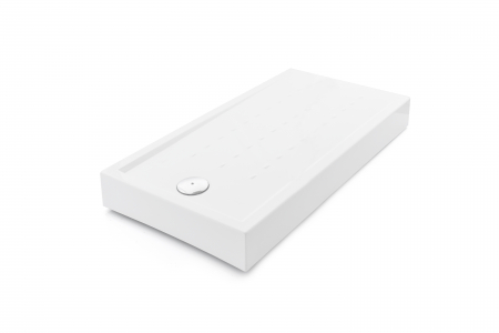 Cădiță duș mărime 72x140 cm culoare alb lucios formă dreptunghiulară din acril sanitar model Athos White [2]